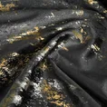 Zasłona TAMI z welwetu zdobiona błyszczącym nadrukiem - 140 x 250 cm - czarny 8