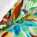 DIVA LINE Komplet pościeli bawełnianej z motywem barwnych egzotycznych kwiatów - 220 x 200 cm - wielokolorowy 4