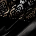 Zasłona LIZA z welwetu z pasem z błyszczącym, cieniowanym nadrukiem - 140 x 250 cm - czarny 11