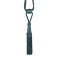 Dekoracyjny sznur do upięć z chwostem - 58 cm - ciemnoturkusowy 2