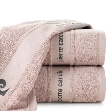 PIERRE CARDIN Ręcznik NEL w kolorze pudrowym, z żakardową bordiurą PIERRE CARDIN Ręcznik NEL w kolorze pudrowym, z żakardową bordiurą - 50 x 100 cm