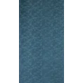Zasłona OCTAVIA z miękkiego welwetu z wycinanym wzorem liści - 140 x 250 cm - niebieski 9