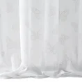 DESIGN 91 Zasłona MARIPOS z gładkiej tkaniny z wypukłym nadrukiem świecących w ciemności motyli - 140 x 250 cm - biały 3