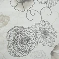 EUROFIRANY CLASSIC Komplet pościeli z wysokogatunkowej satyny bawełnianej z graficznym motywem kwiatów - 160 x 200 cm, 2 szt. 70 x 80 cm - wielokolorowy 2