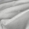 Zasłona ARIADNA z welwetu zdobiona lśniącymi diamencikami - 140 x 250 cm - biały 7