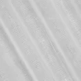 Zasłona CINDY z tkaniny o strukturze gęstej siateczki w stylu eko - 140 x 250 cm - biały 11