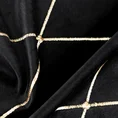 PIERRE CARDIN Zasłona MARGO z francuskiego welwetu zdobiona haftem w romby - 140 x 250 cm - czarny 13