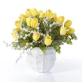 Kwiat dekoracyjny TULIPAN 9 - dł.65cm dł.kwiat 8cm - żółty 2