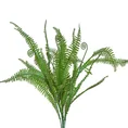 LIŚCIE PAPROCI bukiet,  kwiat sztuczny dekoracyjny - dł. 38 cm dł. z liśćmi 28 cm dł. liść 16 cm - zielony 1