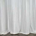 Dekoracja okienna KAMILA z żakardowym wzorem - 140 x 250 cm - biały 3
