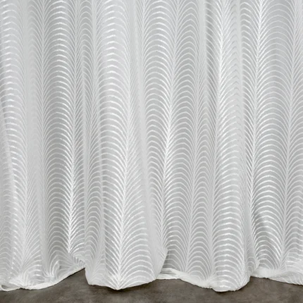 Dekoracja okienna KAMILA z żakardowym wzorem Dekoracja okienna KAMILA z żakardowym wzorem - 140 x 250 cm