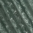 Zasłona LIVIA z botanicznym wytłaczanym  wzorem - 140 x 250 cm - oliwkowy 11