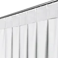 Zasłona DORA z gładkiej i miękkiej w dotyku tkaniny o welurowej strukturze - 50 x 260 cm - biały 8