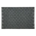 Miękki i delikatny dywanik z wytłaczanym wzorem, przetykany srebrną nitką - 50 x 70 cm - granatowy 2