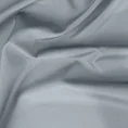 Zasłona z gładkiej matowej tkaniny z ozdobnym pasem z geometrycznym srebrnym nadrukiem w górnej części - 140 x 250 cm - srebrny 6