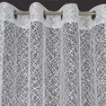 Firana MIRASOL o strukturze siatki zdobiona cekinami - 140 x 250 cm - biały 4