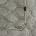 EUROFIRANY PREMIUM narzuta SOFIA 5 z welwetu pikowana metodą hot press - 170 x 210 cm - srebrny 3