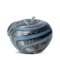 Jabłko DAKOTA - ręcznie wykonana figurka dekoracyjna ze szkła artystycznego - 13 x 12 x 12 cm - granatowy 1