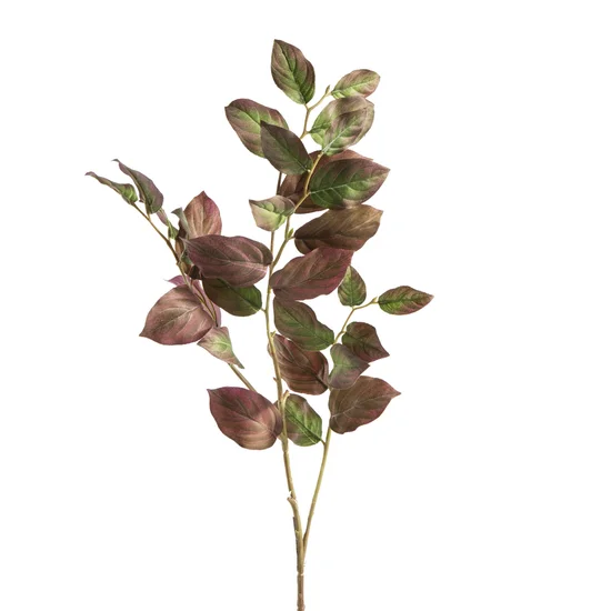 Gałązka z dwukolorowymi listeczkami - dł. 93 cm dł. kwiat 57 cm - fioletowy