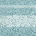 EUROFIRANY CLASSIC Ręcznik SYLWIA 1 z żakardową bordiurą tkaną w ornamentowy wzór - 50 x 90 cm - niebieski 2