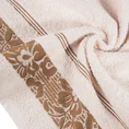 EUROFIRANY CLASSIC Ręcznik SYLWIA 1 z żakardową bordiurą tkaną w ornamentowy wzór - 50 x 90 cm - różowy 5