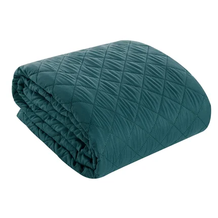DESIGN 91 Narzuta ALARA 3 z geometrycznym wzorem wytłaczanym techniką hot press DESIGN 91 Narzuta ALARA 3 z geometrycznym wzorem wytłaczanym techniką hot press - 220 x 240 cm