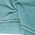 EWA MINGE Ręcznik FILON w kolorze błękitnym, w prążki z ozdobną bordiurą przetykaną srebrną nitką - 30 x 50 cm - niebieski 5