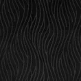 Zasłona LILI z falującym wytłaczanym  wzorem - 140 x 250 cm - czarny 12