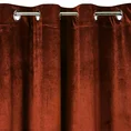 DESIGN 91 Zasłona TAYLOR z miękkiej tkaniny welwetowej - 140 x 250 cm - pomarańczowy 4