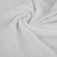 Ręcznik RENI o klasycznym designie z bordiurą w formie trzech tkanych paseczków - 30 x 50 cm - biały 5
