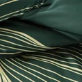 REINA LINE Komplet pościeli z makosatyny bawełnianej z motywem botanicznym - 220 x 200 cm - zielony 4