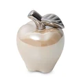 Jabłko - figurka ceramiczna SIMONA z perłowym połyskiem - 11 x 11 x 14 cm - beżowy 1