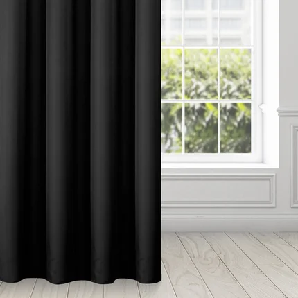 Zasłona gotowa RITA z gładkiej tkaniny Zasłona gotowa RITA z gładkiej tkaniny - 140 x 250 cm