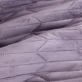 EUROFIRANY PREMIUM Narzuta z miękkiego i matowego welwetu pikowana metodą hot press w geometryczny wzór - 220 x 240 cm - wrzosowy 4
