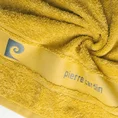 PIERRE CARDIN Ręcznik NEL w kolorze musztardowym, z żakardową bordiurą - 30 x 50 cm - musztardowy 5
