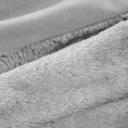 Narzuta o strukturze futra z lśniącą nicią, z polarowym spodem - 200 x 220 cm - stalowy 4
