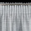 Dekoracja okienna ARIA w poprzeczne prążki z efektem deszczyku, półprzezroczysta - 140 x 300 cm - szary 10