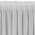 Firana KAREN z etaminy zdobiona falbanami po bokach tkaniny w zestawie ozdobny troczek - 140 x 270 cm - biały 6