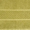 Dywanik łazienkowy CALEB z bawełny frotte, dobrze chłonący wodę - 50 x 70 cm - oliwkowy 4