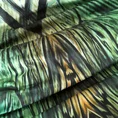 EWA MINGE Komplet pościeli  COLLIN z makosatyny, najwyższej jakości satyny bawełnianej z designerskim wzorem i efektem 3D - 160 x 200 cm, 2 szt. 70 x 80 cm - zielony 5