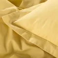 NOVA COLOUR Poszewka na poduszkę bawełniana z satynowym połyskiem - 40 x 40 cm - musztardowy 2