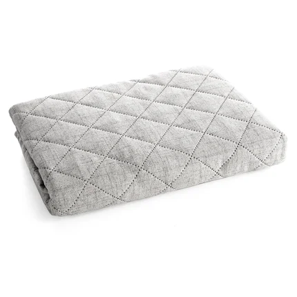 EUROFIRANY PREMIUM Narzuta o strukturze lnu pikowana metodą hot press EUROFIRANY PREMIUM Narzuta o strukturze lnu pikowana metodą hot press - 70 x 160 cm