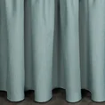 Zasłona LENA z falbaną z tkaniny o płóciennym splocie - 140 x 300 cm - miętowy 3