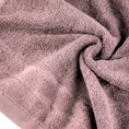 Ręcznik DAMLA z welurową bordiurą - 50 x 90 cm - liliowy 5