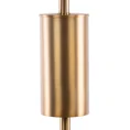 LIMITED COLLECTION Lampa stojąca LILI 1 na metalowej podstawie z welwetowym abażurem GŁĘBIA ZIELENI - ∅ 43 x 157 cm - zielony 9