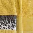 EWA MINGE Komplet ręczników AGNESE w eleganckim opakowaniu, idealne na prezent! - 2 szt. 70 x 140 cm - musztardowy 10