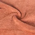 Ręcznik MARI z welurową bordiurą - 70 x 140 cm - pomarańczowy 5