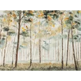 Obraz NATURALS 1 ręcznie malowany na płótnie  pejzaż lasu - 80 x 60 cm - zielony 1