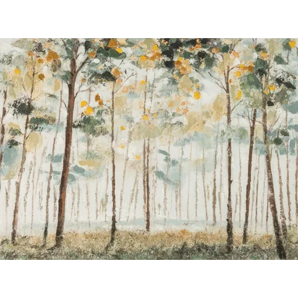 Obraz NATURALS 1 ręcznie malowany na płótnie pejzaż lasu Obraz NATURALS 1 ręcznie malowany na płótnie pejzaż lasu - 80 x 60 cm