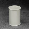Świecznik ceramiczny w formie walca SIMONA z perłowym połyskiem - ∅ 7 x 10 cm - perłowy 1